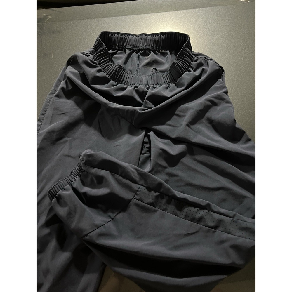 Nike Track Pants Womens XL Navy Blue Jogger Pull On Drawstring Pockets Windbreak